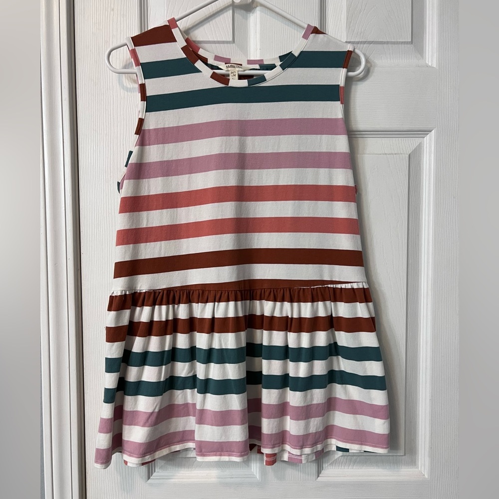 Matilda Jane Top stripes fall colors